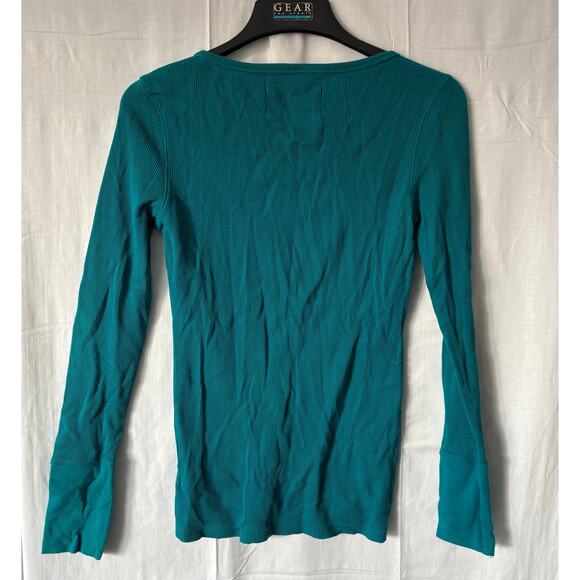 Aeropostale 2010 Long Sleeve Waffle Print Shirt Top Logo Large - Picture 4 of 4